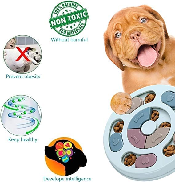 LOVEQI Dog Puzzle Toys,Dogs Food Puzzle Feeder Toys for IQ Training & Mental Enrichment,Dog Treat Puzzle