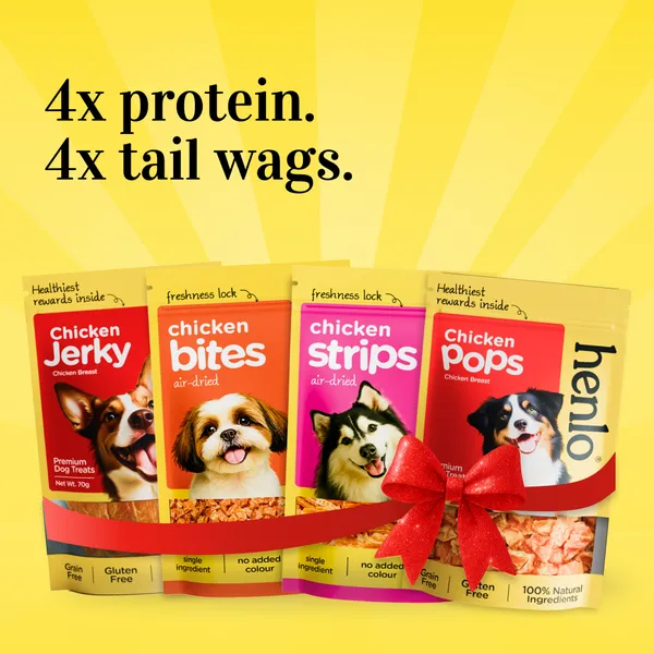 Henlo Single Ingredient High Protein Guilt Free Chicken Dog Treats