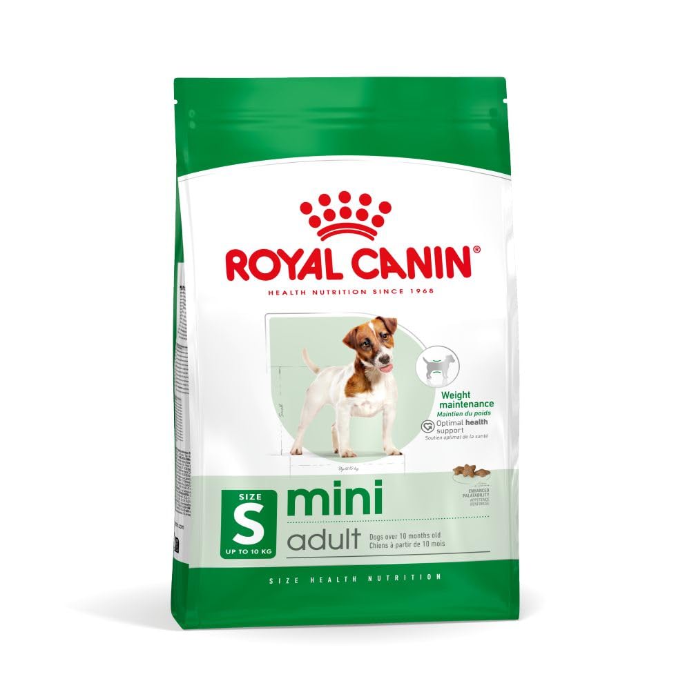 Royal Canin Mini Adult Dog Food, 800 Grams, Supports Weight Management & Digestive Health.