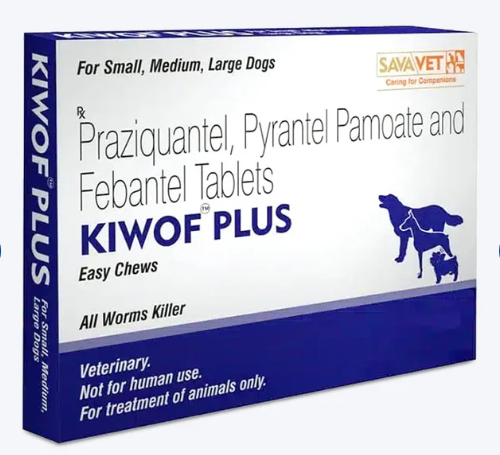 Savavet Kiwof Plus Tablets (Dewormer for Dogs)
