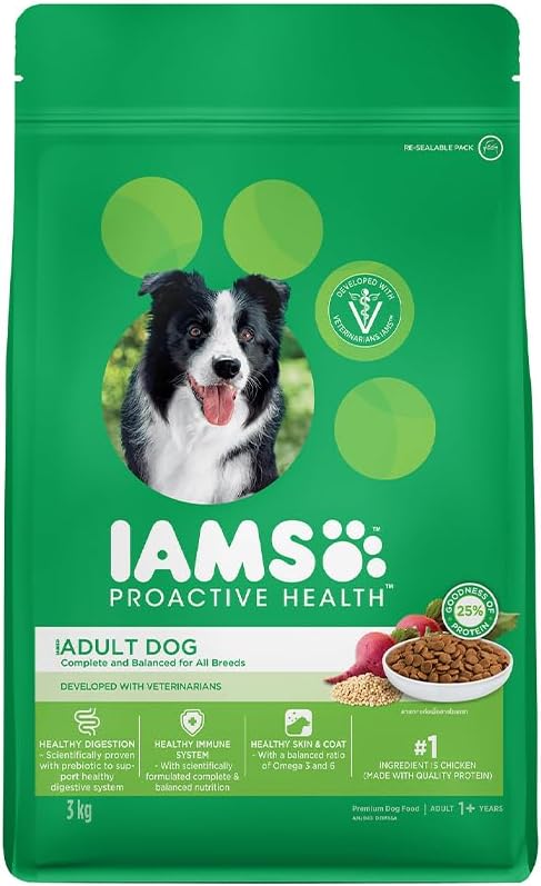 IAMS Proactive Health Adult Dog Small Breed Dry Dog Food - CHICKEN/3KG