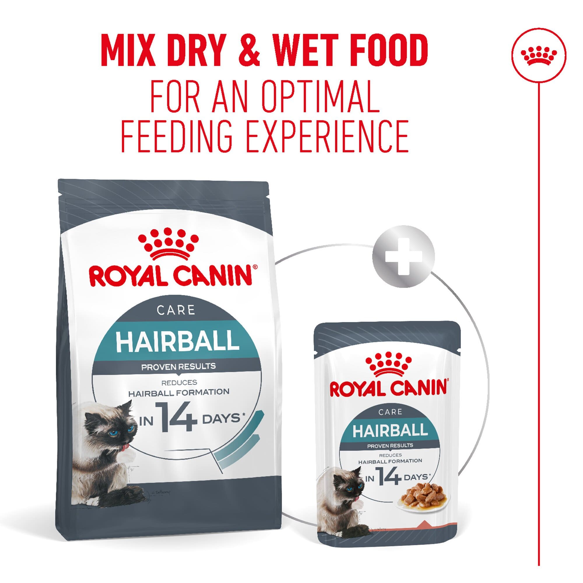 Royal Canin Hairball Care for Cats, 400 Grams, Wet Food, Dietary Fiber Blend, Helps Reduce Hairball Formation, Proven Results in 14 Days