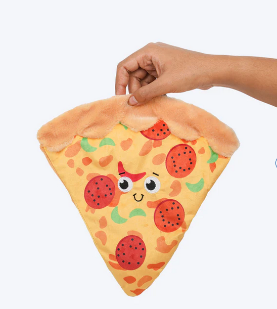 HUFT Puppizza Squeaky Plush Toy For Dog - Multicolor