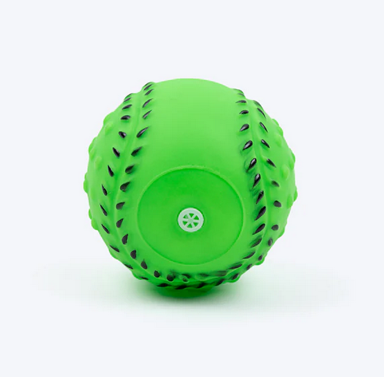 TLC Squeeshy Ball Chew Toy For Dog - Green With Squeaker