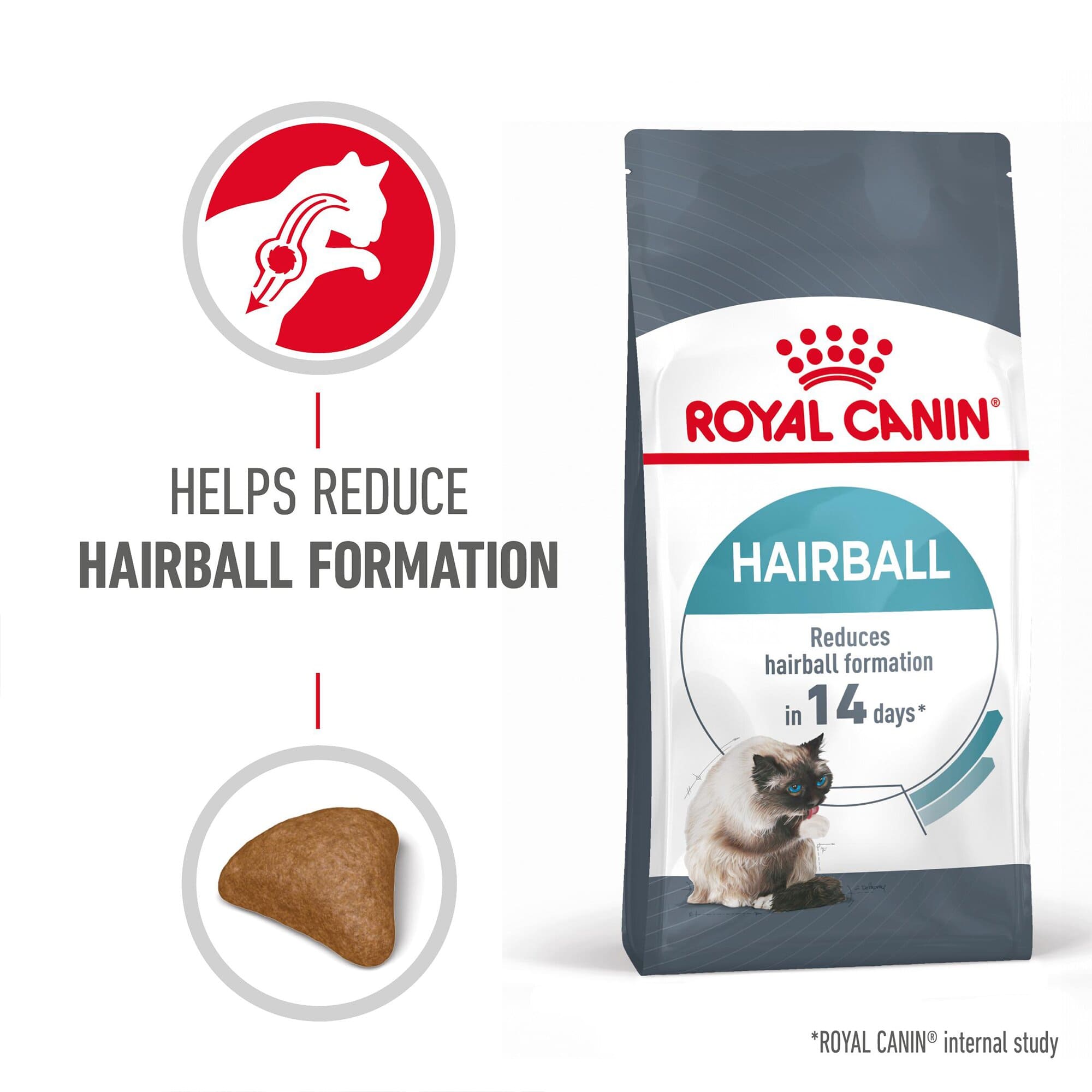 Royal Canin Hairball Care for Cats, 400 Grams, Wet Food, Dietary Fiber Blend, Helps Reduce Hairball Formation, Proven Results in 14 Days