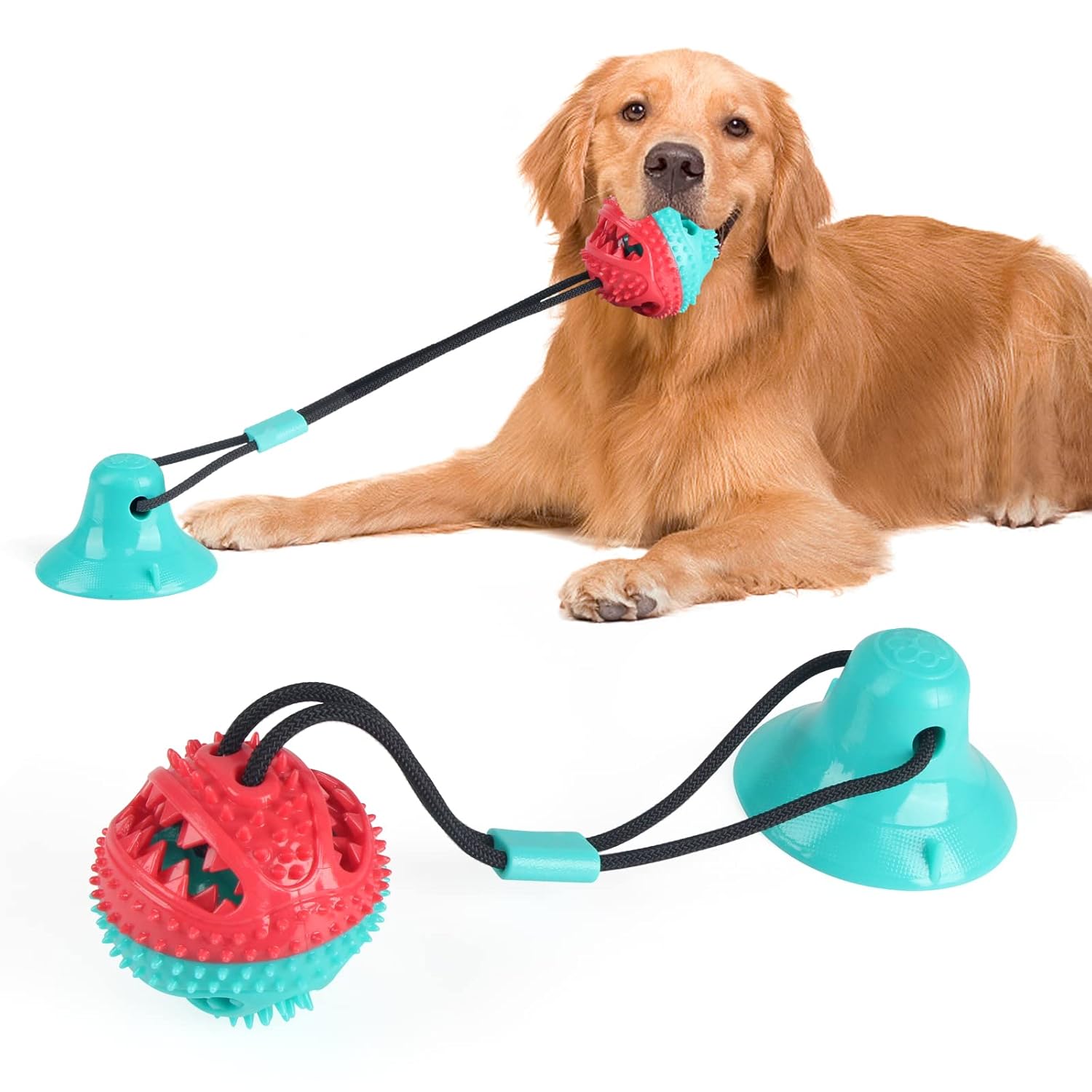 Coolplay Dog Toys, Dog Chew Toys for Aggressive chewers, Puppy Dog Training Treats Teething Rope Toys, Dog Ball Toys