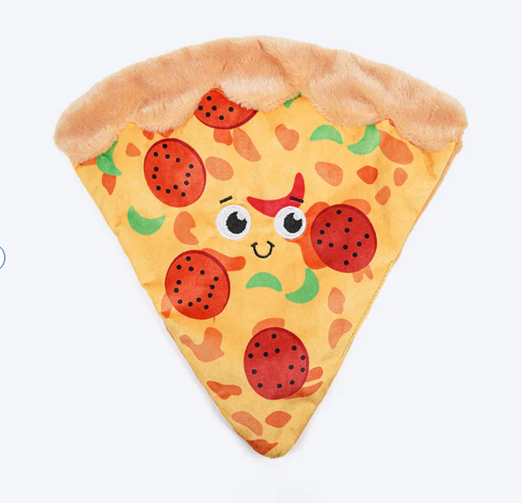 HUFT Puppizza Squeaky Plush Toy For Dog - Multicolor