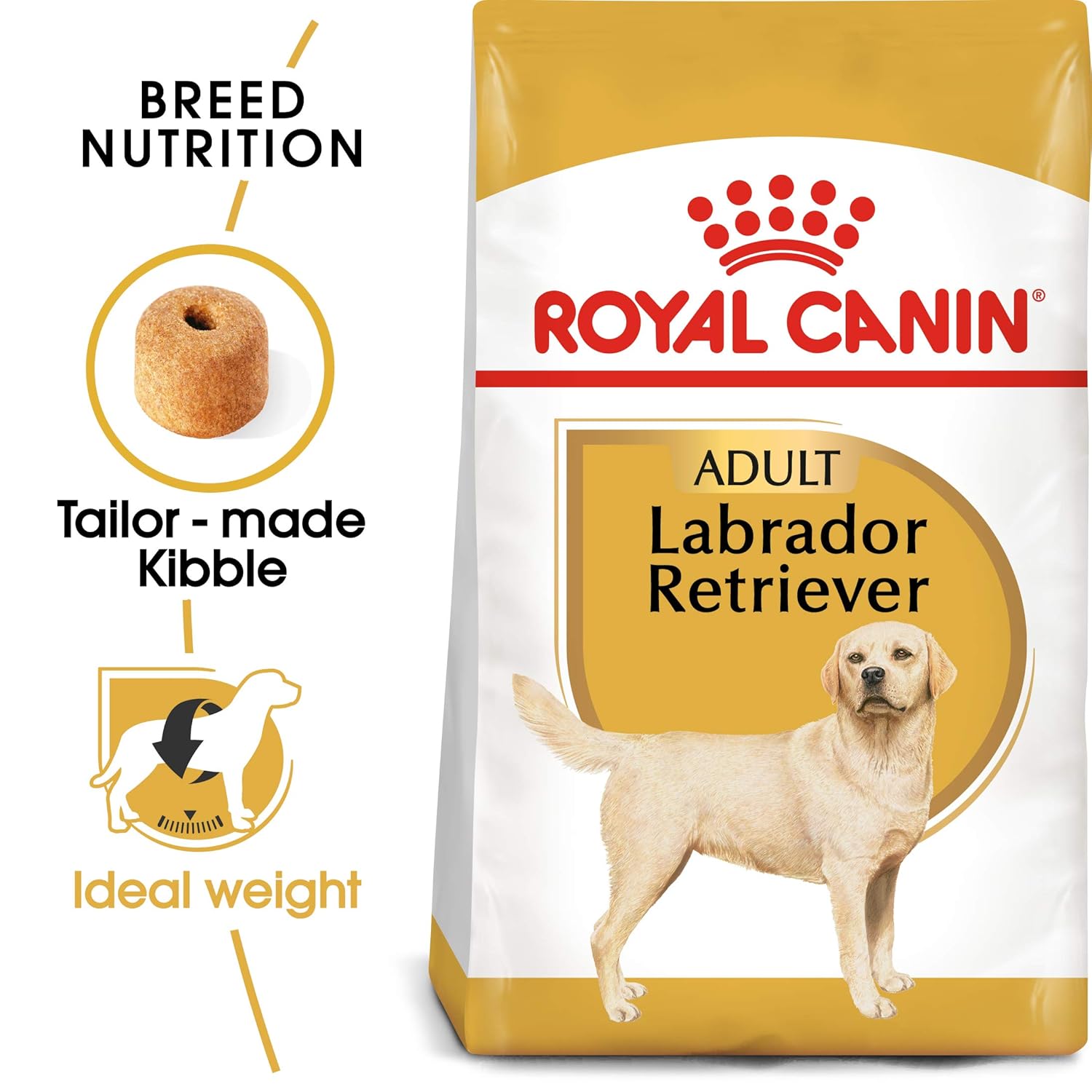 Royal Canin Labrador Retriever Adult Dog Food, 3 Kg, Dry Food, Supports Ideal Weight, Healthy Skin & Coat, Promotes Bone and Joint Health