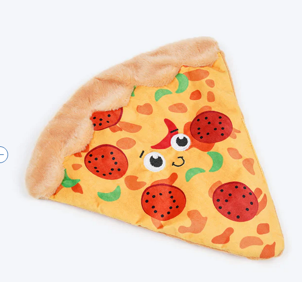 HUFT Puppizza Squeaky Plush Toy For Dog - Multicolor